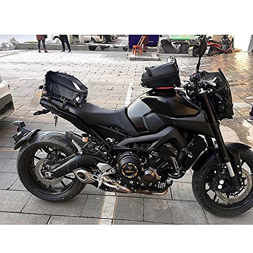 Motorcycle Helmet Bag Seat Bag Tail Bag Waterproof Luggage Bags Motorbike Helmet Bag Storage Bags Gray #TOP6