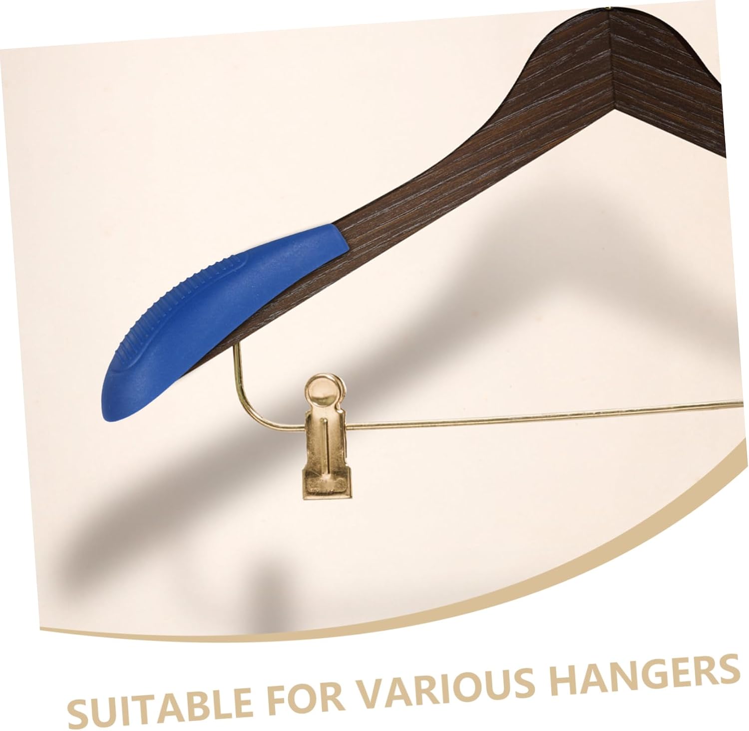 Cabilock 10Sets Non Slip Clothes Hanger Shoulder Pads Shoulder to Prevent Clothing Bumps Enhance Hanger Support for Wardrobes and Closets