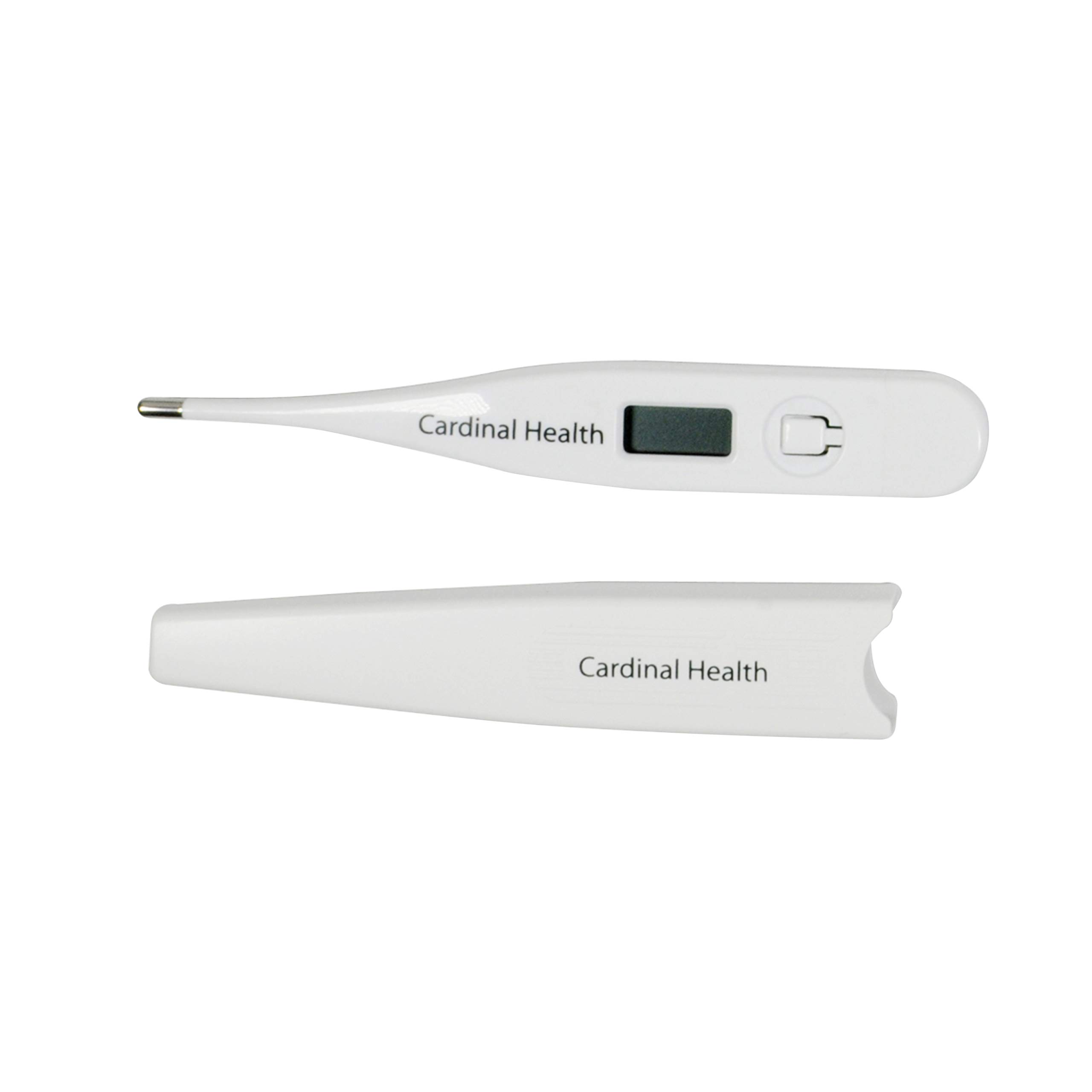 Cardinal Health 16811-100 Oral Fahrenheit Standard Electronic Thermometer - 5 Probe Cover - Easy-to-Read LCD Display - Last