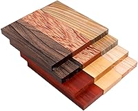 Vista 3 de IECAP LLC Paneles de madera a espejo de madera de palo negro africano para mango de cuchillo – Materiales para mango de cuchillo – Escalas