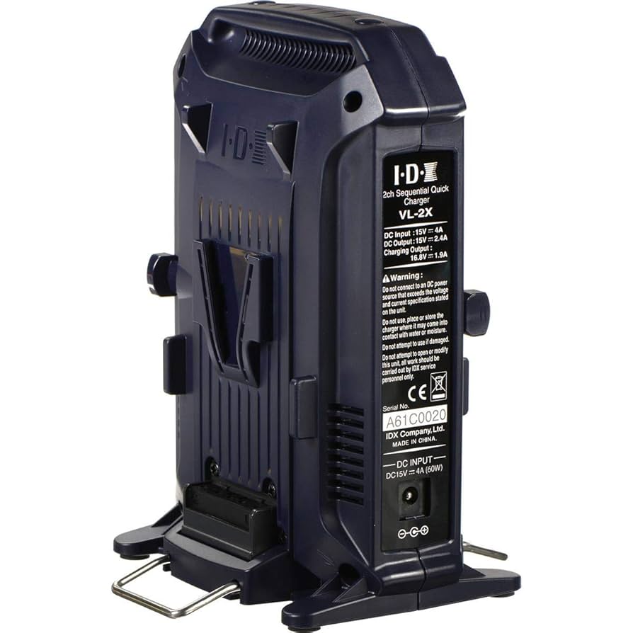 IDX LC-2A 2ch同時充電器 IDX LC-2A 7.2V/7.4V リチウムイオンバッテリー2ch同時充電器