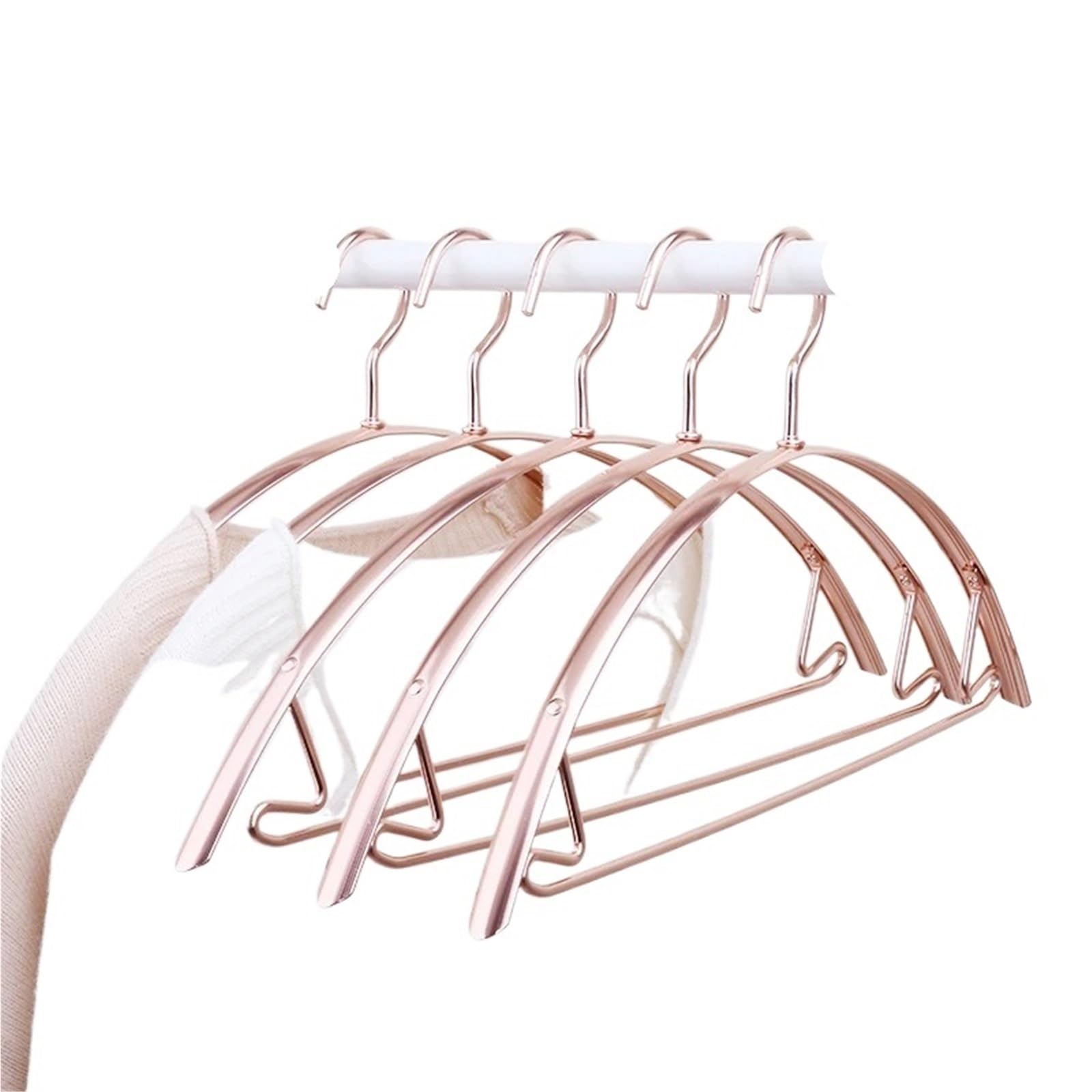 Kleiderbügel Kleiderbügel for Kleidung 10-teiliges Set Anti-Rutsch-Trockenständer Kleiderschrank Platz Lagerung Pferd(Width 1.5CM Color 01)