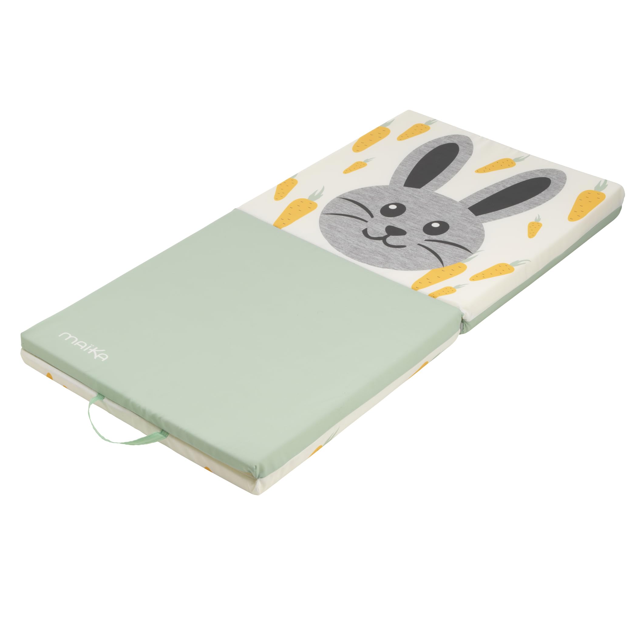 MAÏKA Tapis d'éveil pour bébé | Espace de Jeu Confortable | Rangement Compact et Transport Facile | se nettoie en Un Coup d'éponge | déhoussable | 120 x 120 x 3 cm | Lapinou