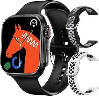 GABLOK Smartwatches Men and Women NFC Bluetooth Call Super Smart Android iOS Electronics (Color : Black 5, Size : 1)
