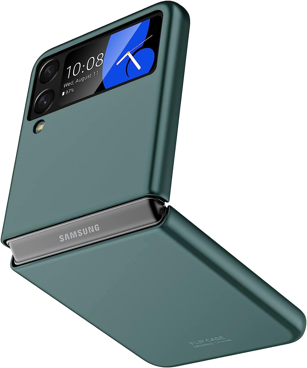 Kapa Ultra Thin Back Case for Samsung Galaxy Z Flip4, Full Body Protection Hard Back Cover, Green (B0CV5CQBRP) Amazon Price History, Amazon Price Tracker