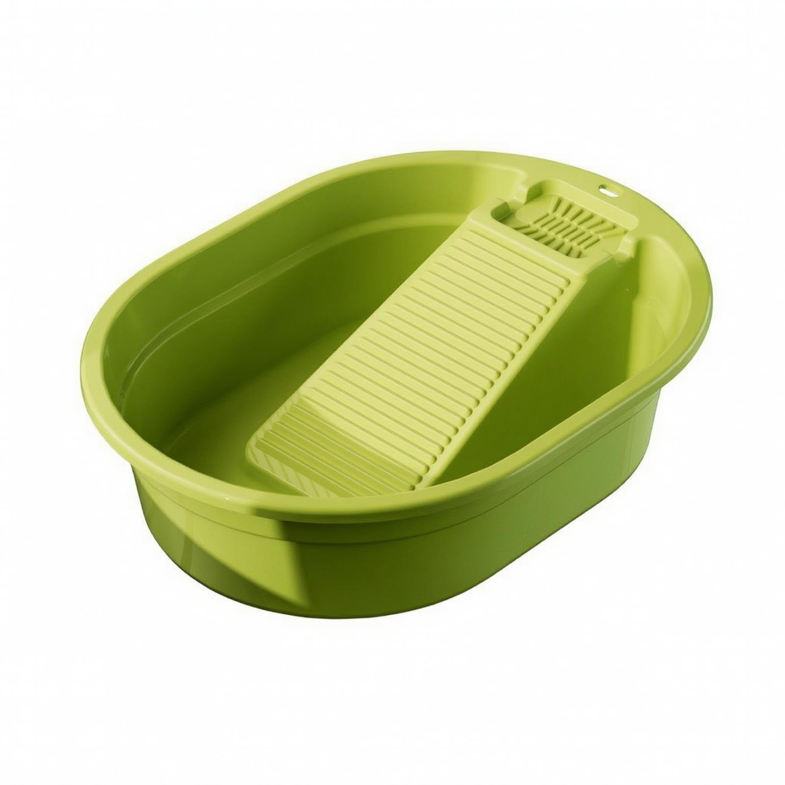 Gralara Portátil Plástico Multiusos | Espesado, Fácil Manejo, Recipiente, para Dormitorios, Verde Hierba