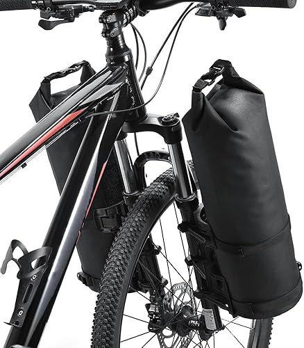 Miniatura 3 de LIXADA Bolsa de horquilla de bicicleta de 3L7L - Bolsa seca impermeable, diseño superior enrollable, bolsa ligera para horquilla de bicicleta,