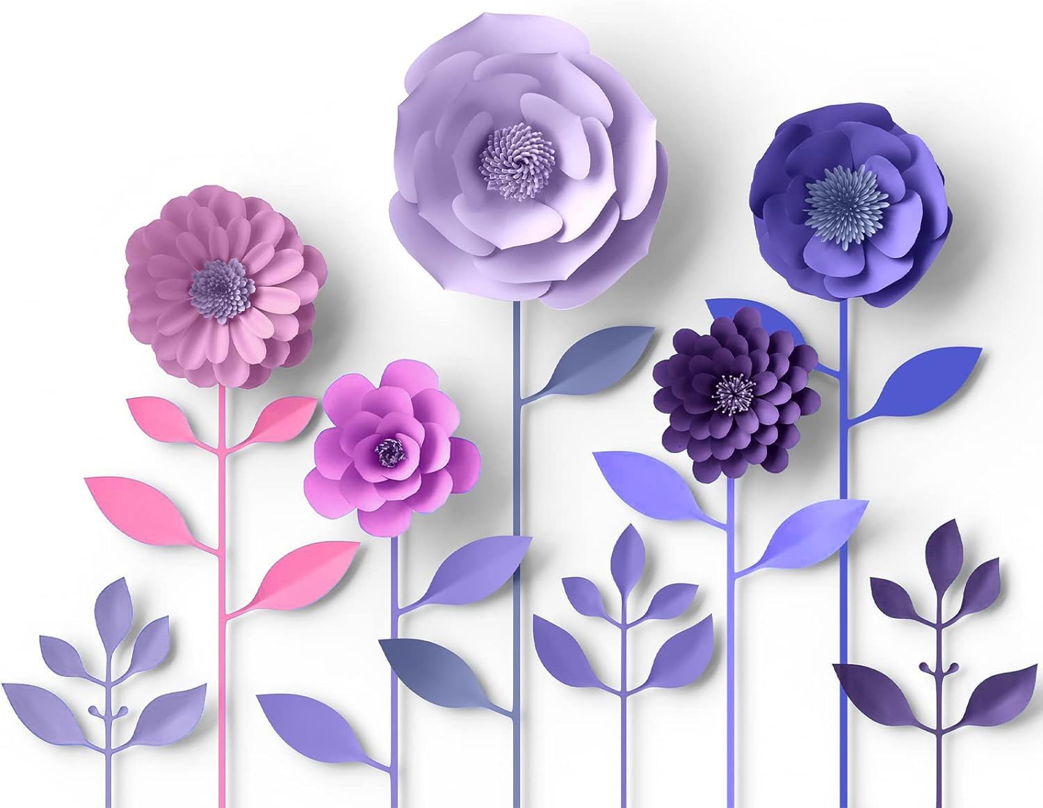 Pink Purple Cardstock Art Paper Crafts Pack - 8.5 x 11 Stash Assorted 8 Colored Scrapbook Paper 65lb - Double Sided Card Stock for Embossing, Cardmaking - 40 Sheets, Solid Core