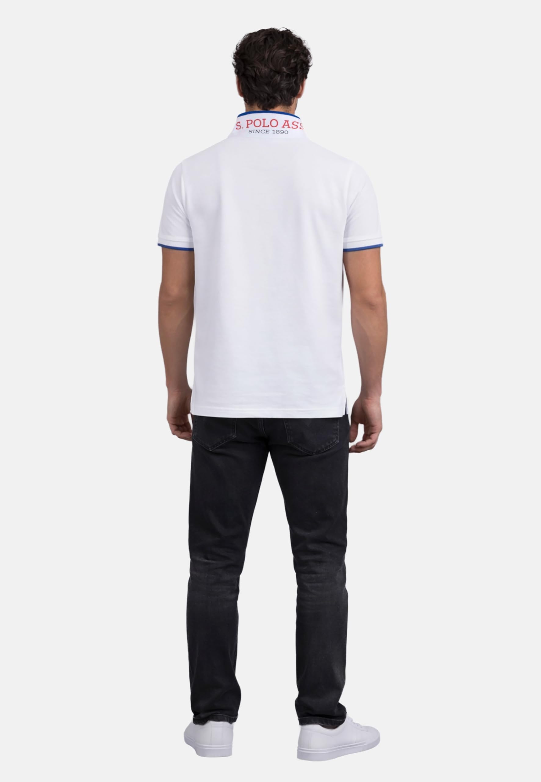 U.S. POLO ASSN. Herren Poloshirt (S-3XL) Baumwolle, Kurzarm, Piqué-Optik P040