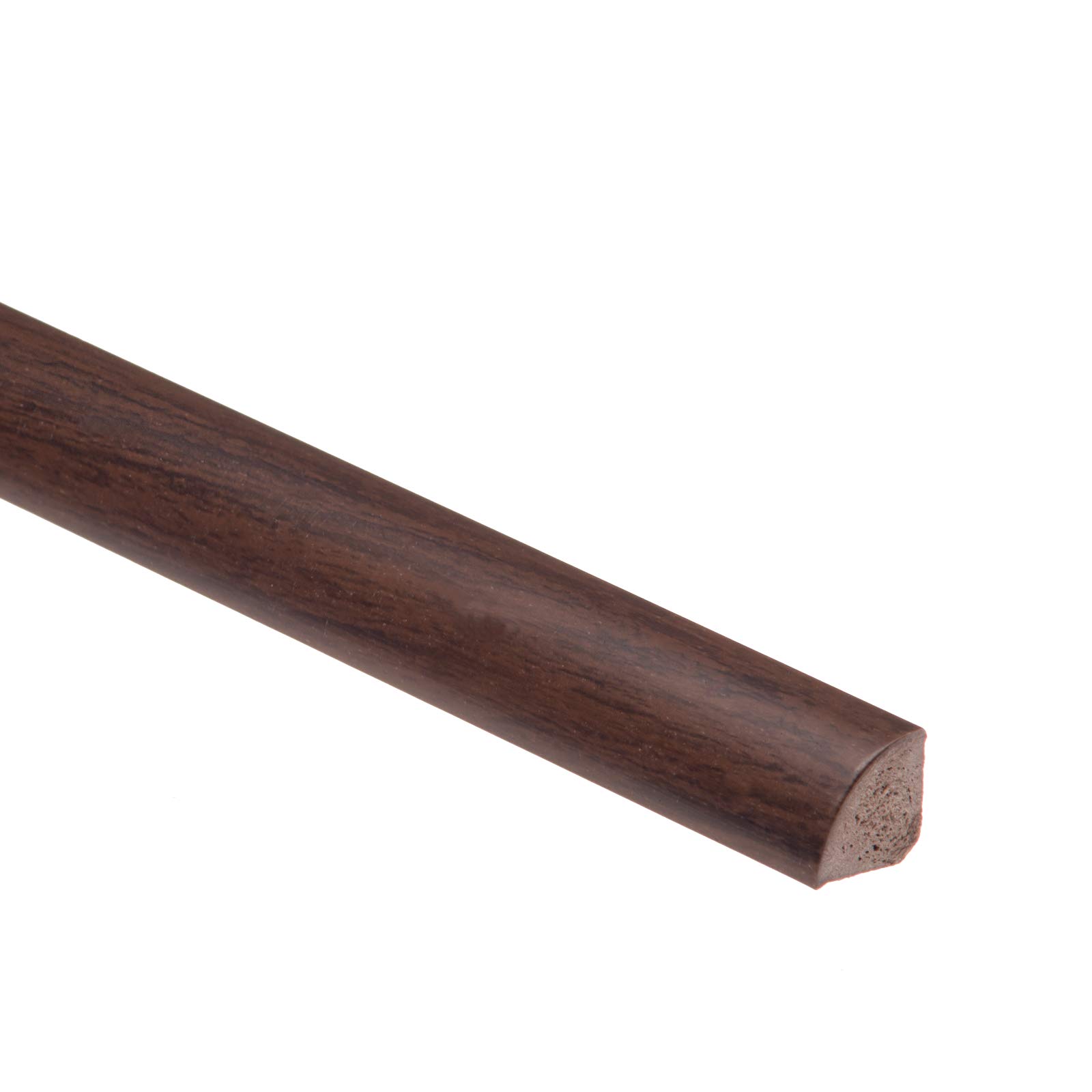 Tmw Walnut Profiles 18Mm Upvc Quadrant Trim - Gap-Filling Edge For Windows & Doors – Neat Finish, 2.5M Long (Walnut)