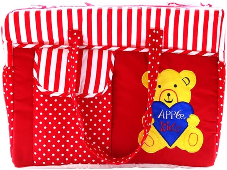 KIKENew Born Baby Multipurpose Mother Bag Diapper Changing Multi Compartment for Baby Care and Maternity Handbag Messenger Bag Diaper Nappy Mama Shoulder Bag Pack of 1, BLUE