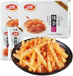美味しい经典辣条小面筋 盒装辣条零食礼包 美味小面筋 素面筋 美味定番辛味条小麩 美味辛味条小麩箱入480g/箱 素麩 香辣麻辣辣棒 辣棒辣丝 即席辛味条 辛味軽食 網紅レジャー軽食 オフィスおやつ 中華名物 中華料理 网红休闲小吃 办公室零食 麻辣面食面条 甜辣味 (1箱)