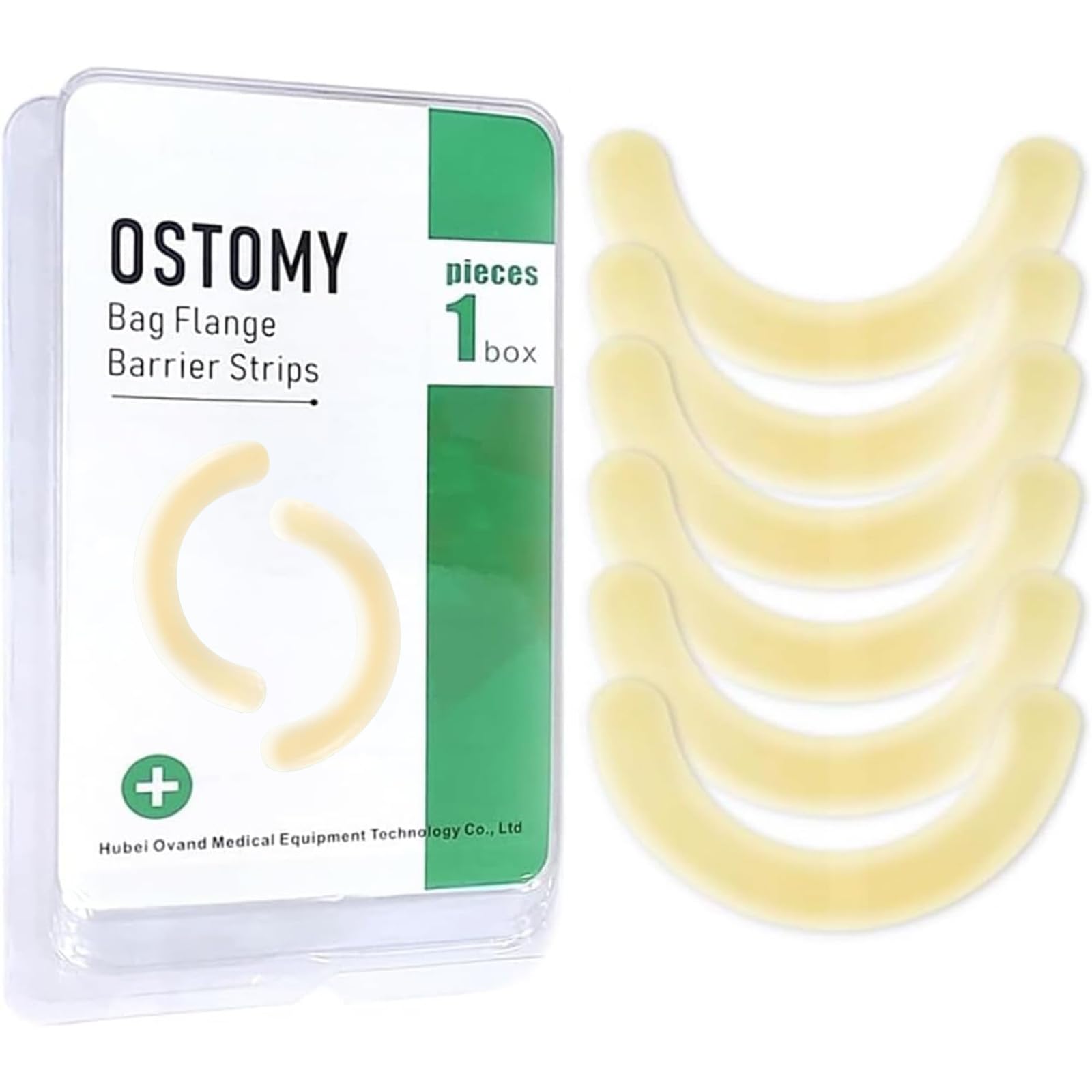 Stoma Barrier Strips, Elastic Barrier Strips, Hydrocolloid Skin Extender Strips for Colostomy Bags, Universal Waterproof Barrier Extender for Sealing