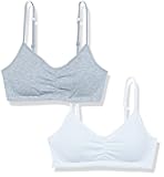 Girls Bra with Removable Cookies, 2-Pack
