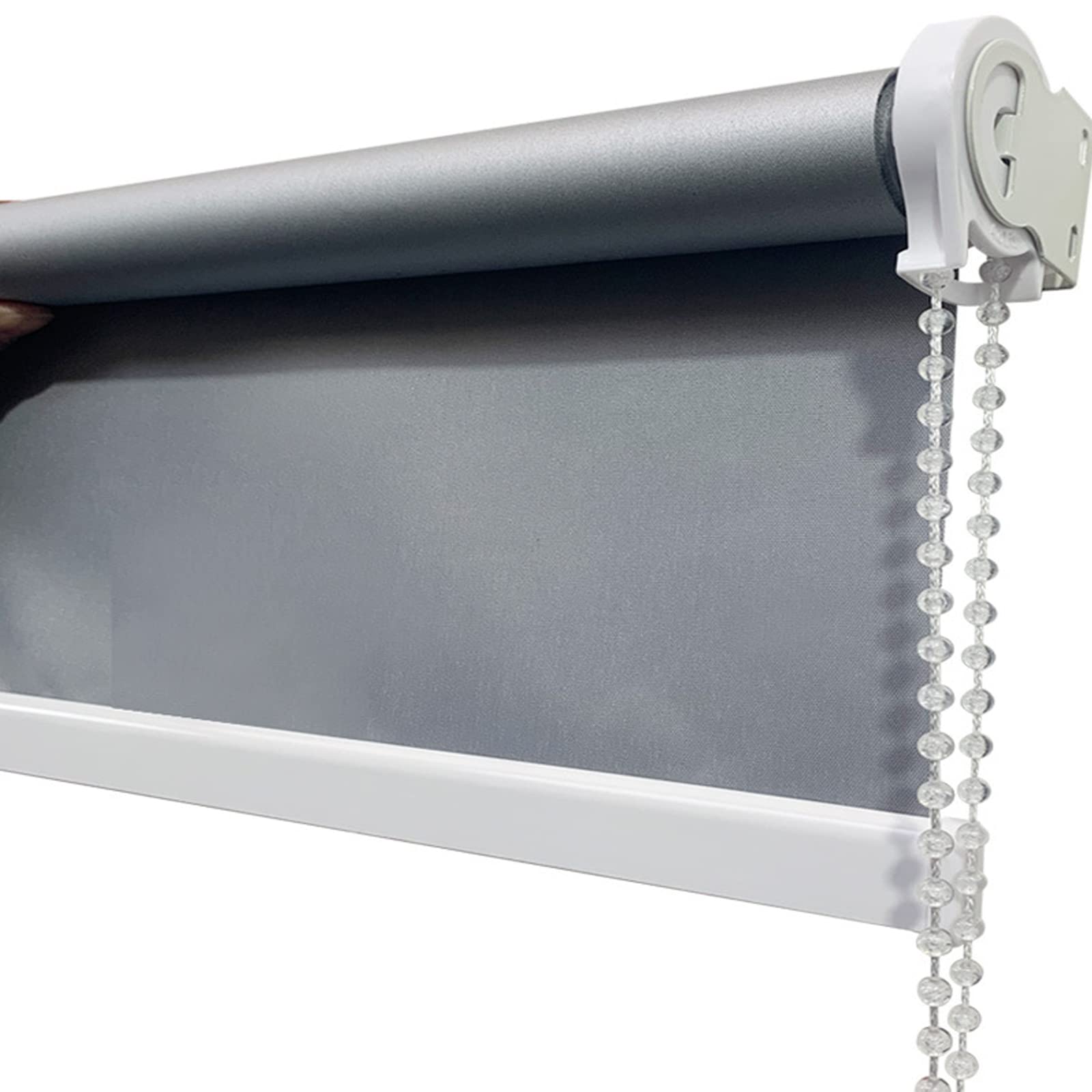 Thermal Blackout Roller Blind,Waterproof Fabric Window Roller Shades Blind,UV Protection,for Home,Bedrooms,Living Room,Bathroom,Office,with Accessories,Customizable (140cm Width x 160cm Drop)