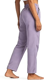 Womens Hiking Pants Lightweight Water Resistant Quick Dry Athletic Pants | 2 Zipper Pockets,UPF 50+ Moisture Wicking Breathable,Stretch Active Pants for Work Running Travel Camping Cargo Outdoor