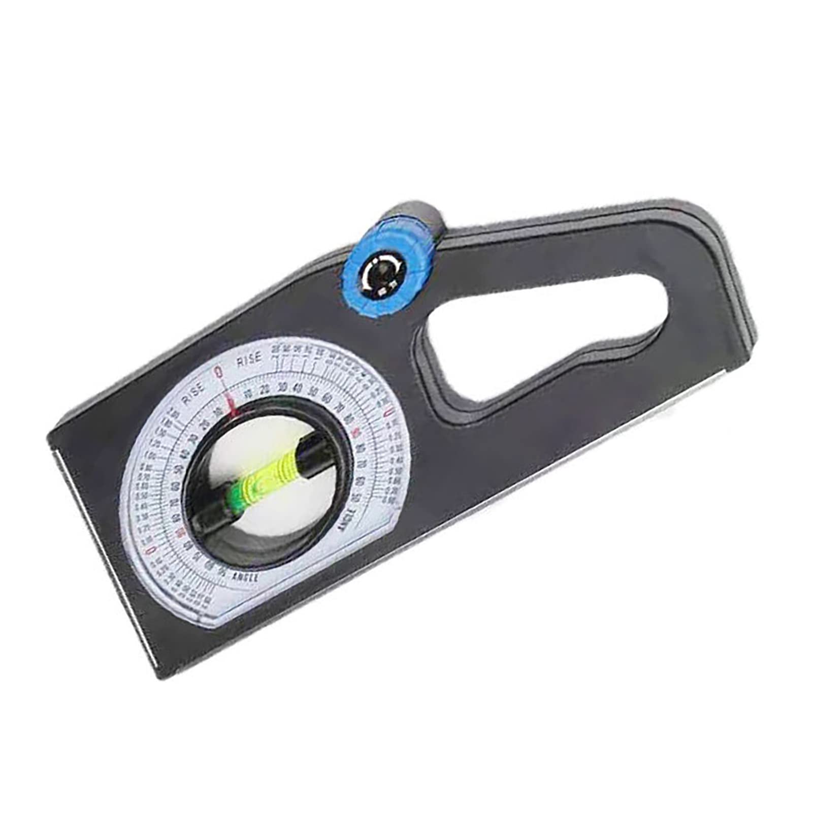 Multifunction Angle Handheld Gradient Ruler Slope Measuring Ruler Inclinometer, Enlarge Dial Design with Clear Scale for Household, Industrial and Woodworking (with