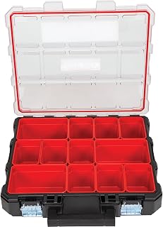 CRAFTSMAN CMST14520 Heavy Duty Tool Organizer with Removable Compartments - Stackable, Water Resistant, IP53 Rated