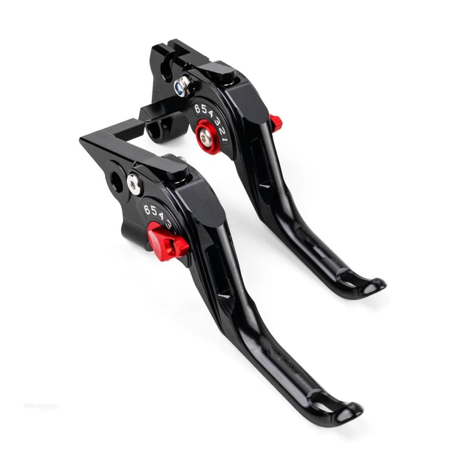 Xnzqqagrz Red For Cfmoto 450Mt 800Mt 800Mt-X Motorcycle Accessories Adjustable Short Brake Clutch Levers(Red)