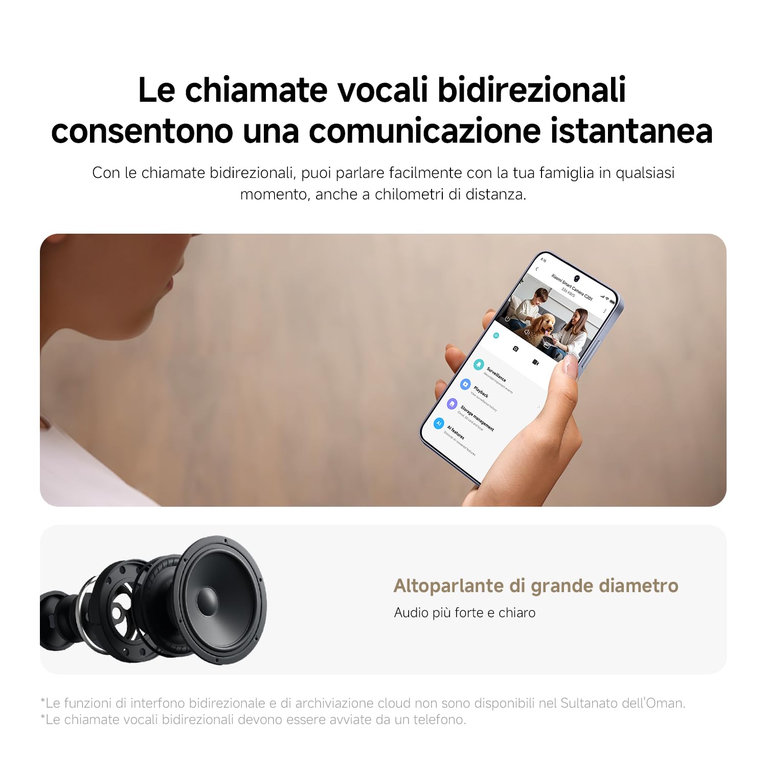 XIAOMI C201 Telecamera WiFi Interno 1080P — immagine 10 di 16
