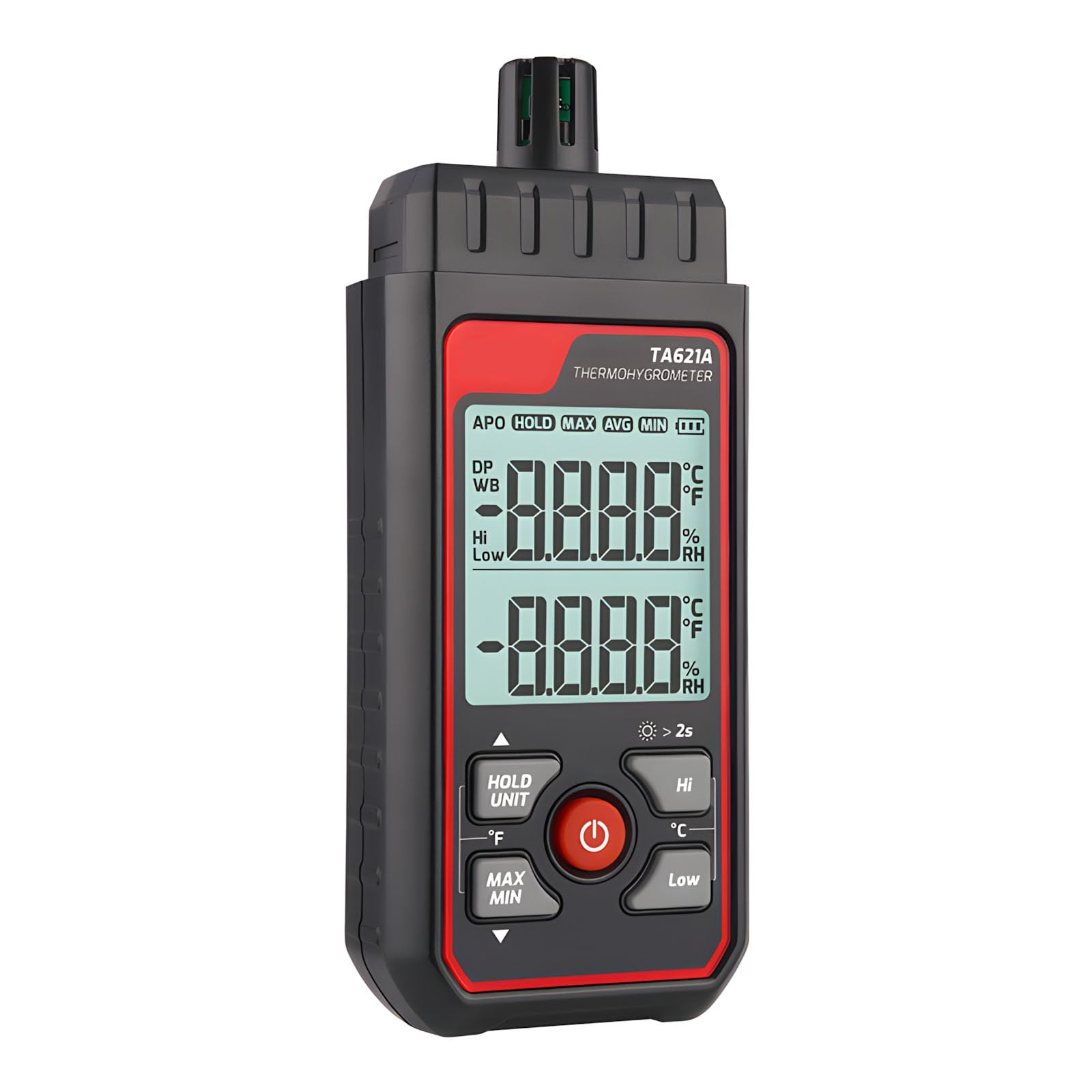 Quadruple Hygrometer Thermograph Perceivable Alarm Transportable Plan Various Environmental Observing Digital Hygrometer Thermograph Condensation Point Wet