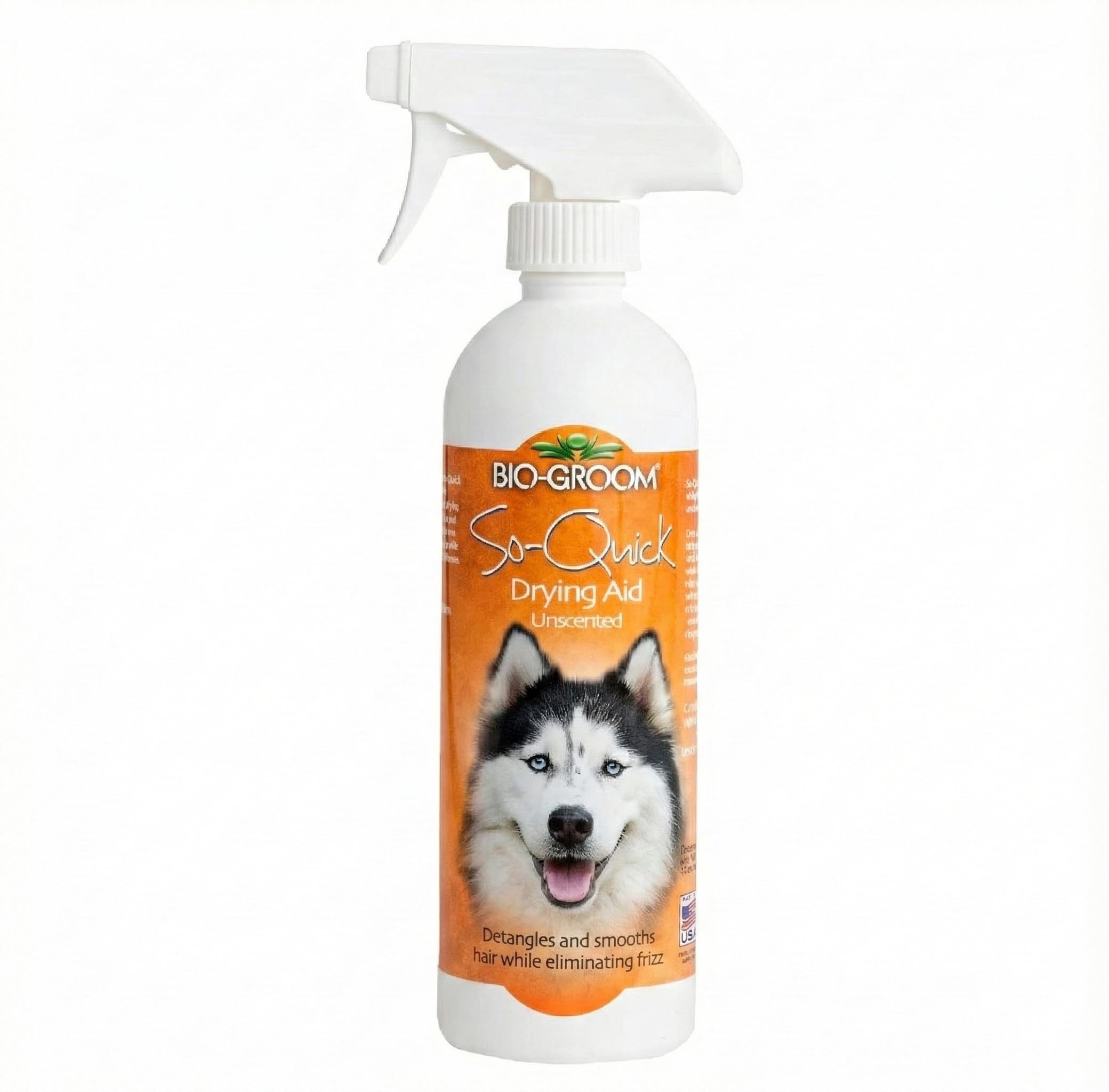 Bio-Groom So Quick - Schnelltrocknungsspray - Hundespray - Entwirrungsspray für Hunde - Unparfümiert und frei von Tierquälerei - 473 ml