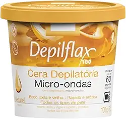 Depilflax – Cera Depilatória para Micro-ondas Natural 100g
