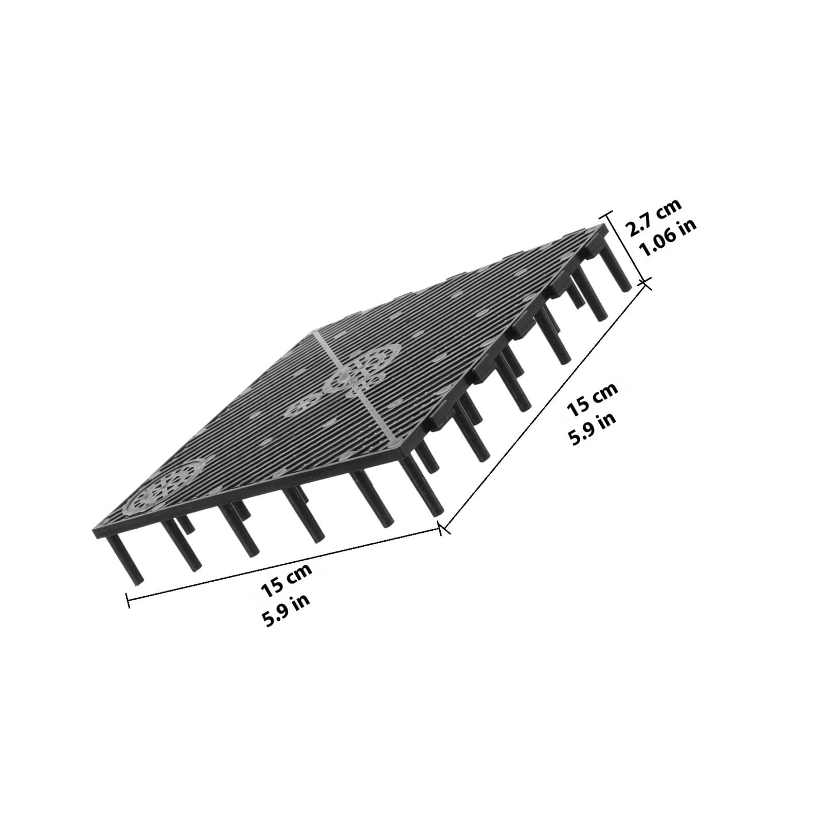 MAGICLULU Plaques Filtrantes Filtration de Fond Lot de 20 en PVC pour Aquarium, Installation par Emboîtement, Souplesse et L’élevage de Poissons