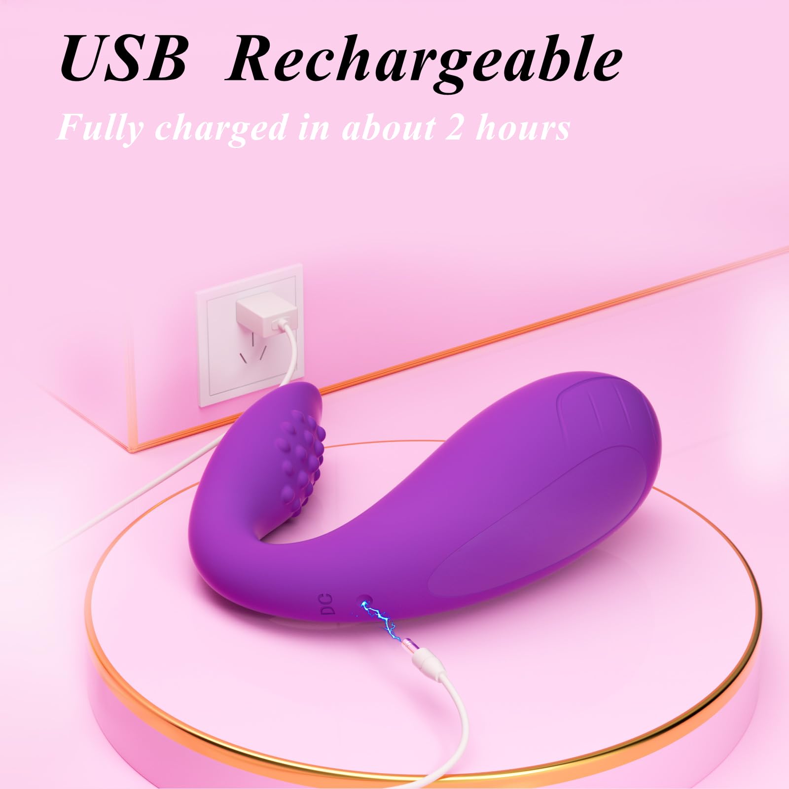 Vibrador Portátil Por App, Estimulador De Clítoris Con Vibración Dual Con 9 Modos, Vibrador De Control De Larga Distancia, Juguetes Sexuales Para Adultos Para Parejas De Mujeres
