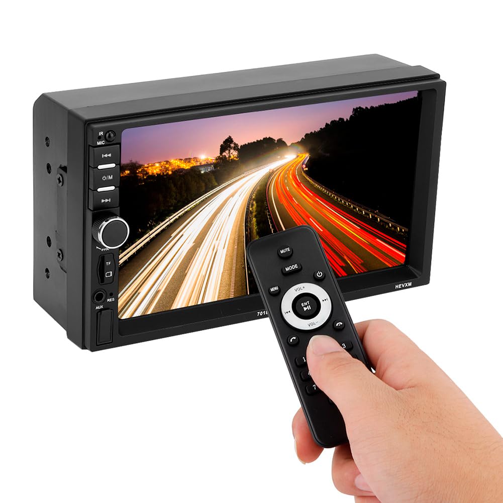 Reproductor MP5 para coche, pantalla táctil HD de 7 pulgadas, Radio FM estéreo, llamada manos libres BT con USB TF