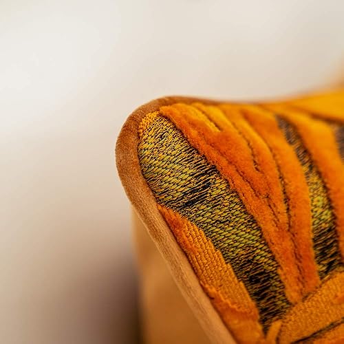 Miniatura 7 de Funda para almohada o cojín Alerfa de 18 x 18pulgadas con estampado floral, terciopelo, moderna, apoyo lumbar, decorativa, para sofá, para