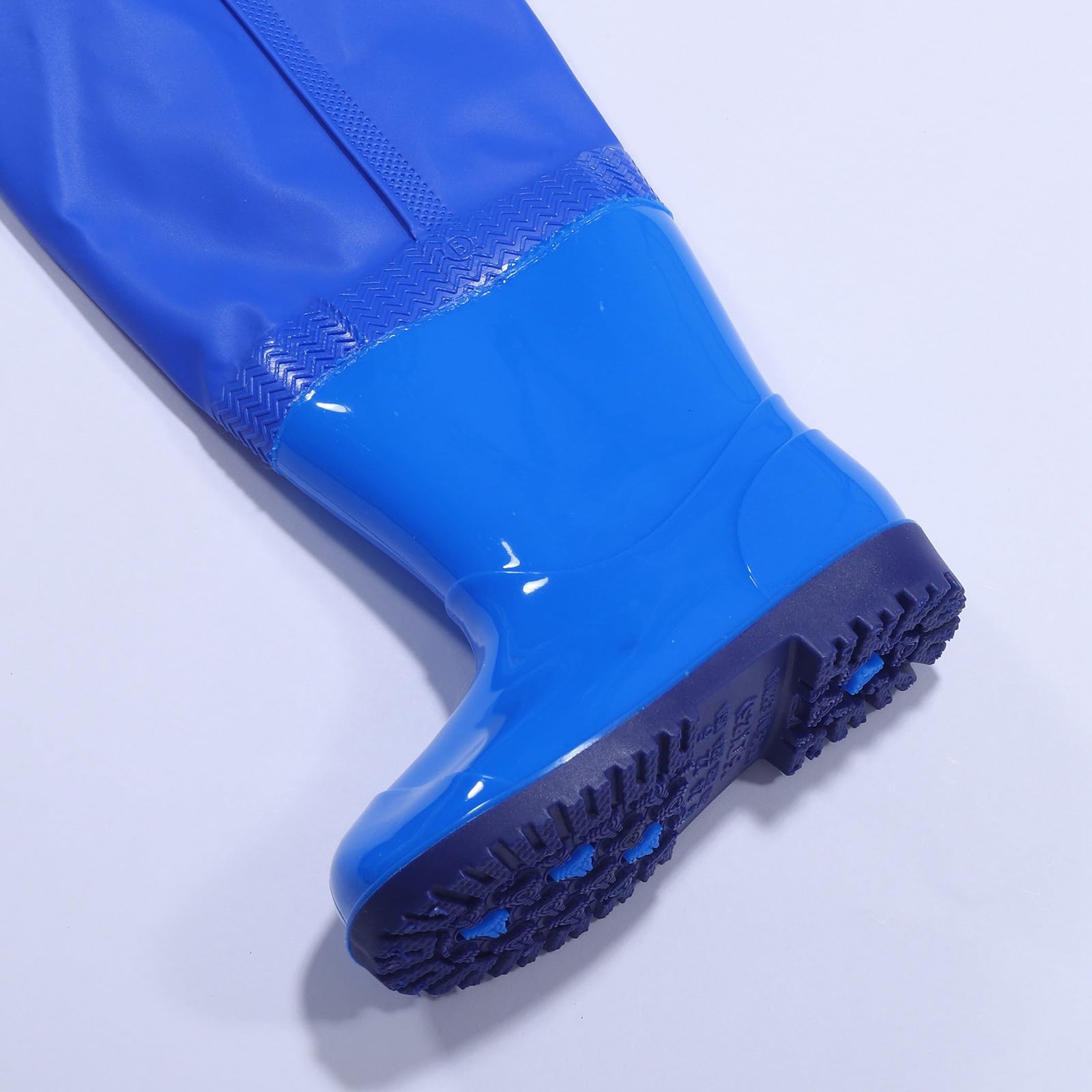Cuissardes imperméables pour enfants avec bottes – Pantalon de pêche avec bandoulière réglable – Cuissardes en caoutchouc antidérapantes pour enfants, garçons et filles