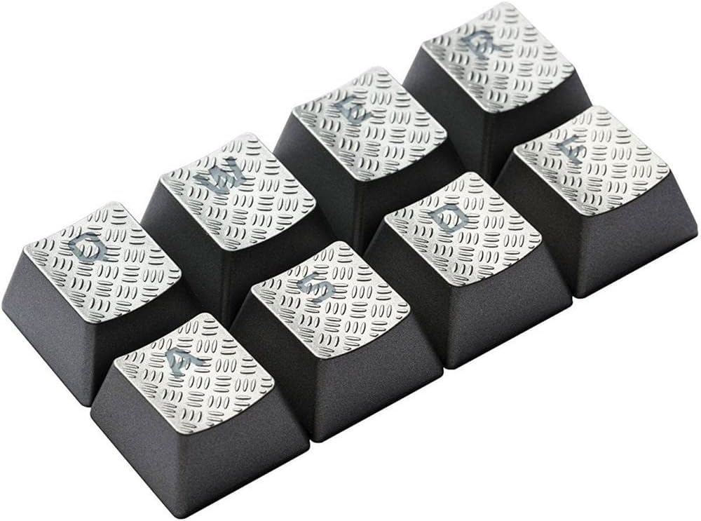 HyperX FPS & MOBA Gaming Keycaps Upgrade Kit (Titanium) - HXS-KBKC2