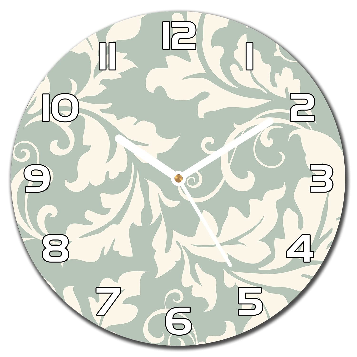 Horloge en Verre de Sécurité Coloray Impression Murale Haute Qualité