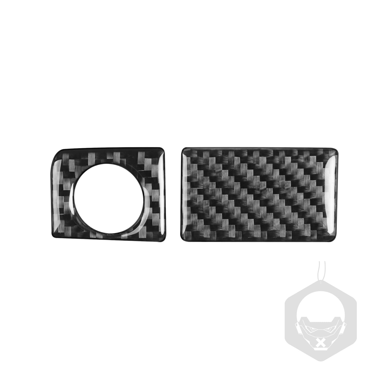 Generic Real Carbon Fiber Glove Storage Box Handle Switch Panel Cover Interior Trim Sticker Accessories Compatible with Honda Ridgeline 2017 2018 2019 2020 Passport 2019-2023 Pilot 2016-2022 Black