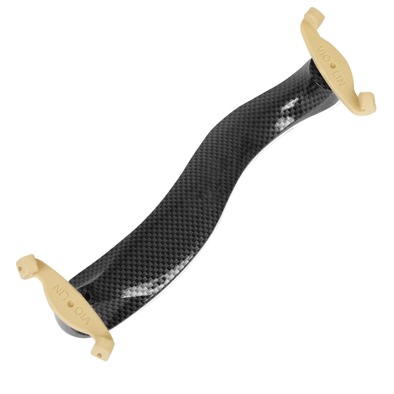 Reposapiés para violín Apoyo para el hombro para violín 4/4 ajustable de fibra de carbono engrosado con soporte de alivio accesorios para instrumentos