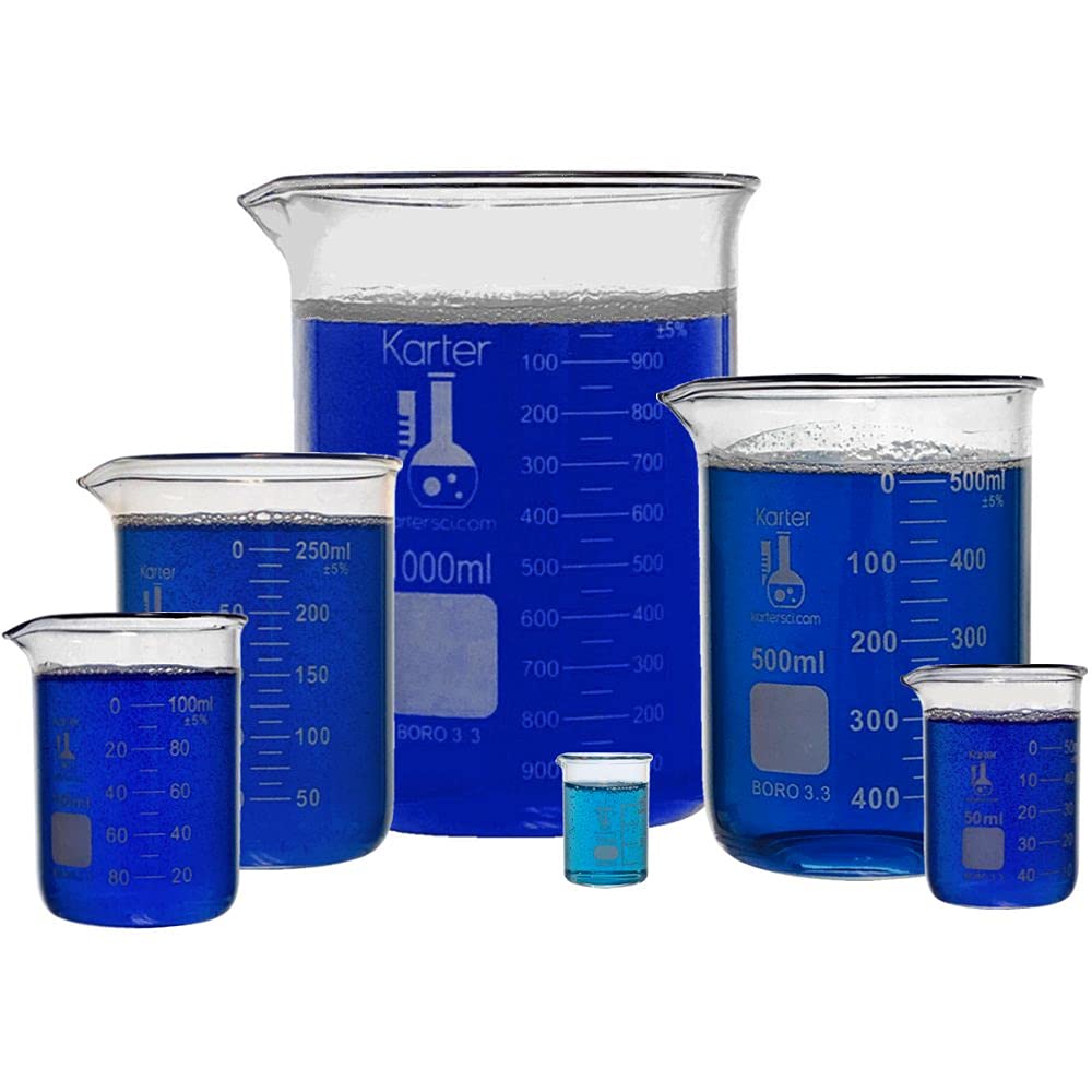 ULAB Scientific Glass Beaker Set, Vol. 250ml, 3.3 Borosilicate Griffin Low Form With Printed Graduation Pack Of 4 Ubg1015  600x600 - View #9