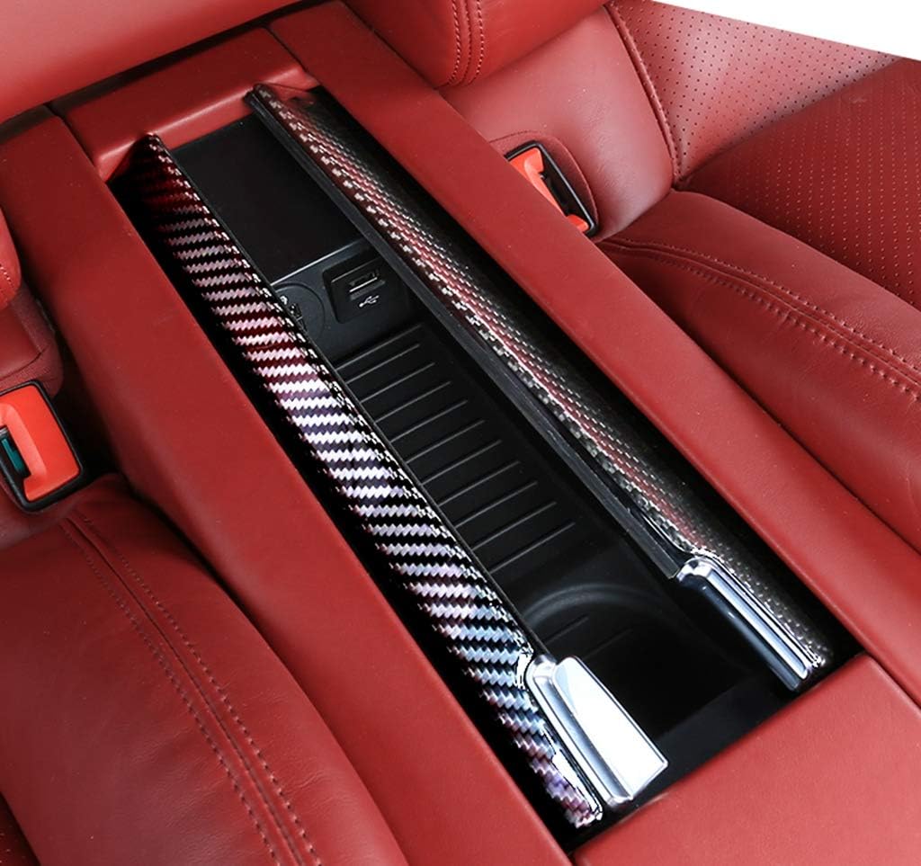 New Carbon Fiber Rear Storage Covers Compatible with Porsche Panamera 971 2017-2020 (One Set)
