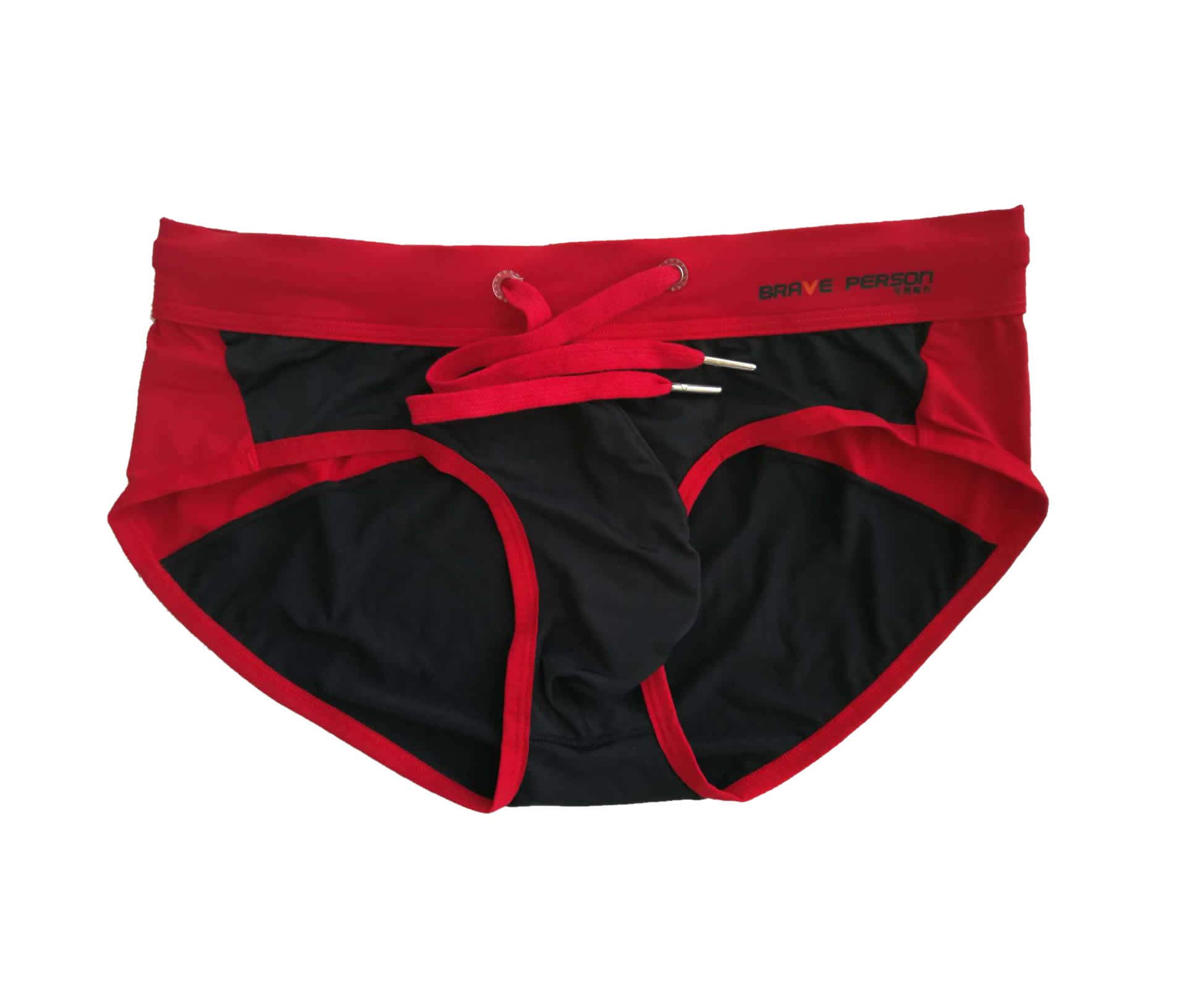 Men's Sexy Color Matching Beach Swimwear Sport Shorts Swim Briefs B1135