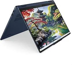 Lenovo Notebook IdeaPad 5i 2 em 1, WUXGA de 16 polegadas (processador Intel Core Ultra 7 255U vidro IPS 1920 x 1200 (núcleos E até 4,20 GHz P-núcleos até 5,20 GHz) 16 GB LPDDR5X 1 TB SSD 83KS0012US