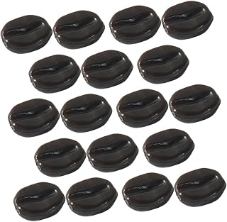 1pack Simulated Coffee Beans for Crafts and Decoration Realistic Artificial Coffee Beans for Scrapbooking Hairpin Design and Party Props