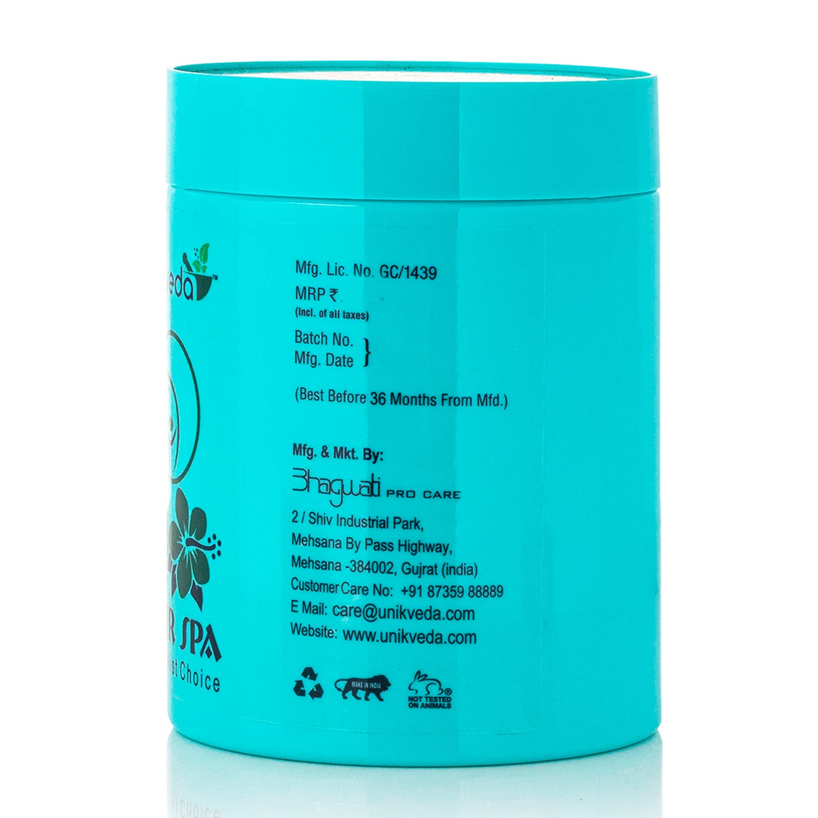 Unikveda Repair Hair Spa With Hibiscus n Heena Extracts For Restoring Shine n Smoothness To Dry, Damaged n Frizzy Hair For Men n Women, 800 Grams 1