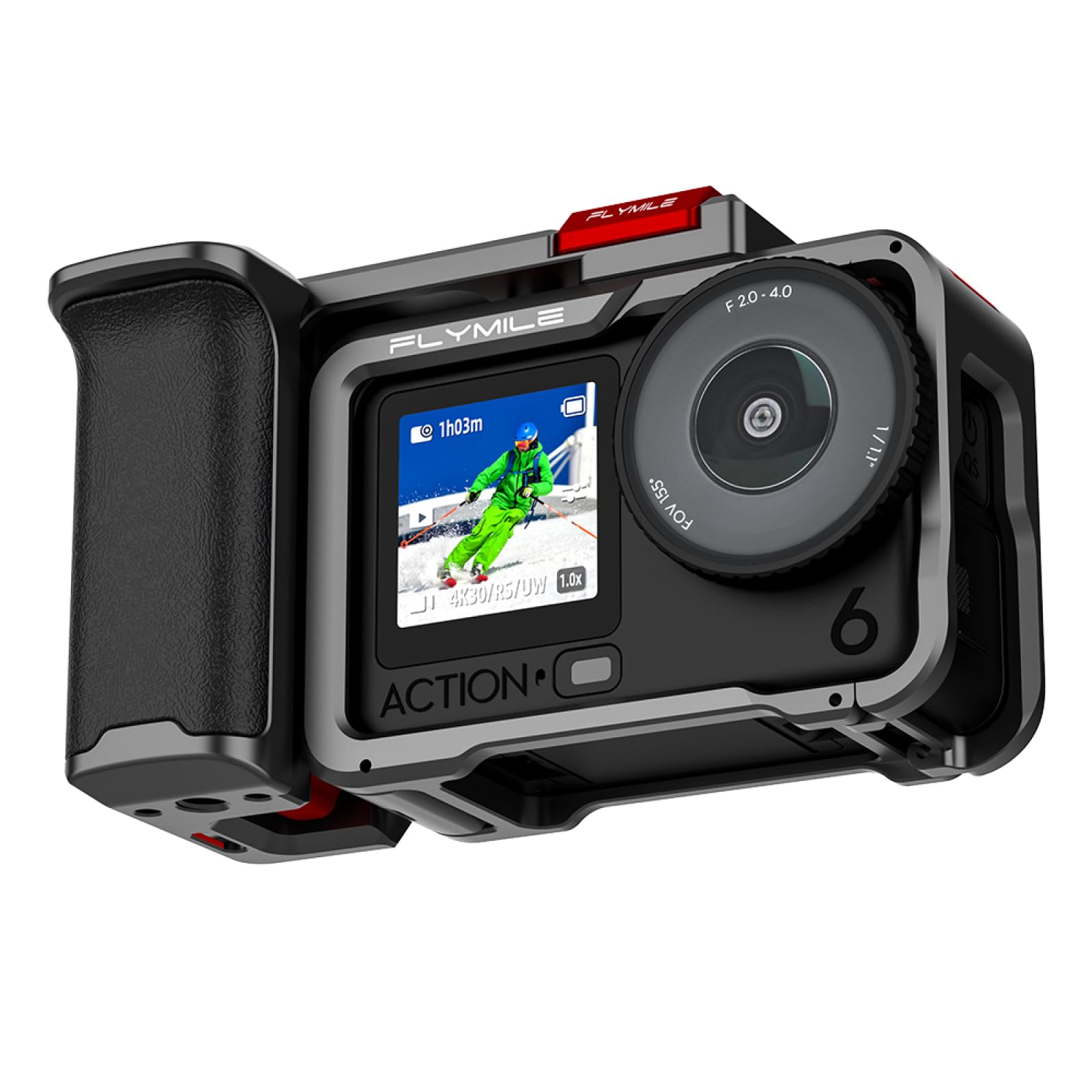 Funda magnética de liberación rápida para DJI OSMO Action 6, marco protector para fotografía de calle, accesorios para DJI OSMO Action 6
