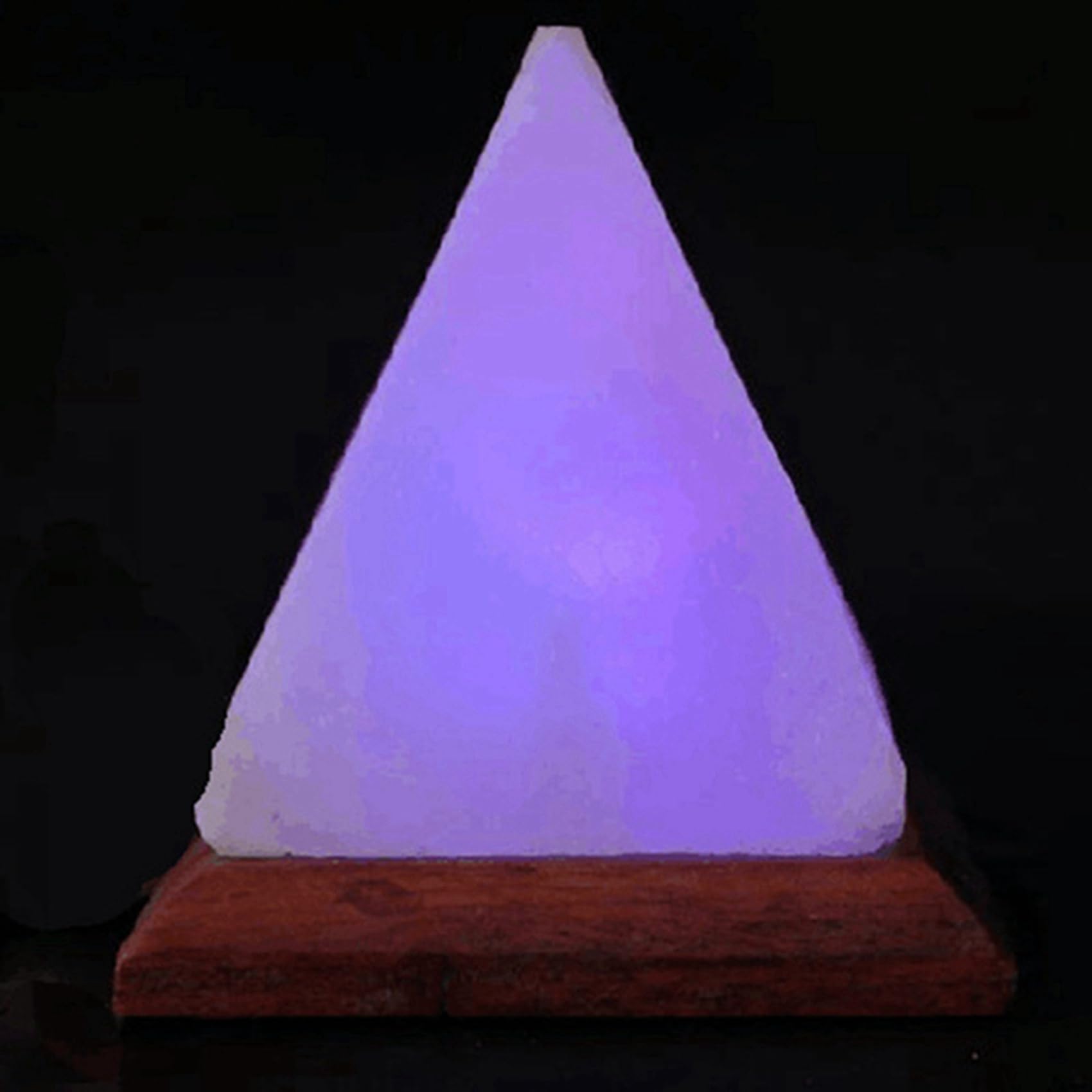 3X Lampe de Sel en Cristal de L'Himalaya USB LED Lampe en Cristal de Sel Pyramide Lampe DéCorative en Cristal Lampe D'Ambiance AtmosphèRe