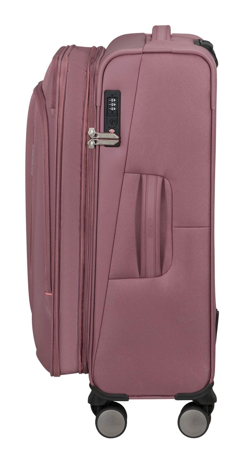American Tourister carrello Wanderlite Spinner Exp. TSA Galactic Mauve malva
