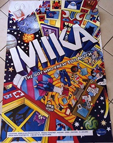 Affiche/Poster Mika 80X120 cm édition papier premium aux finitions soignées pour collectionneur
