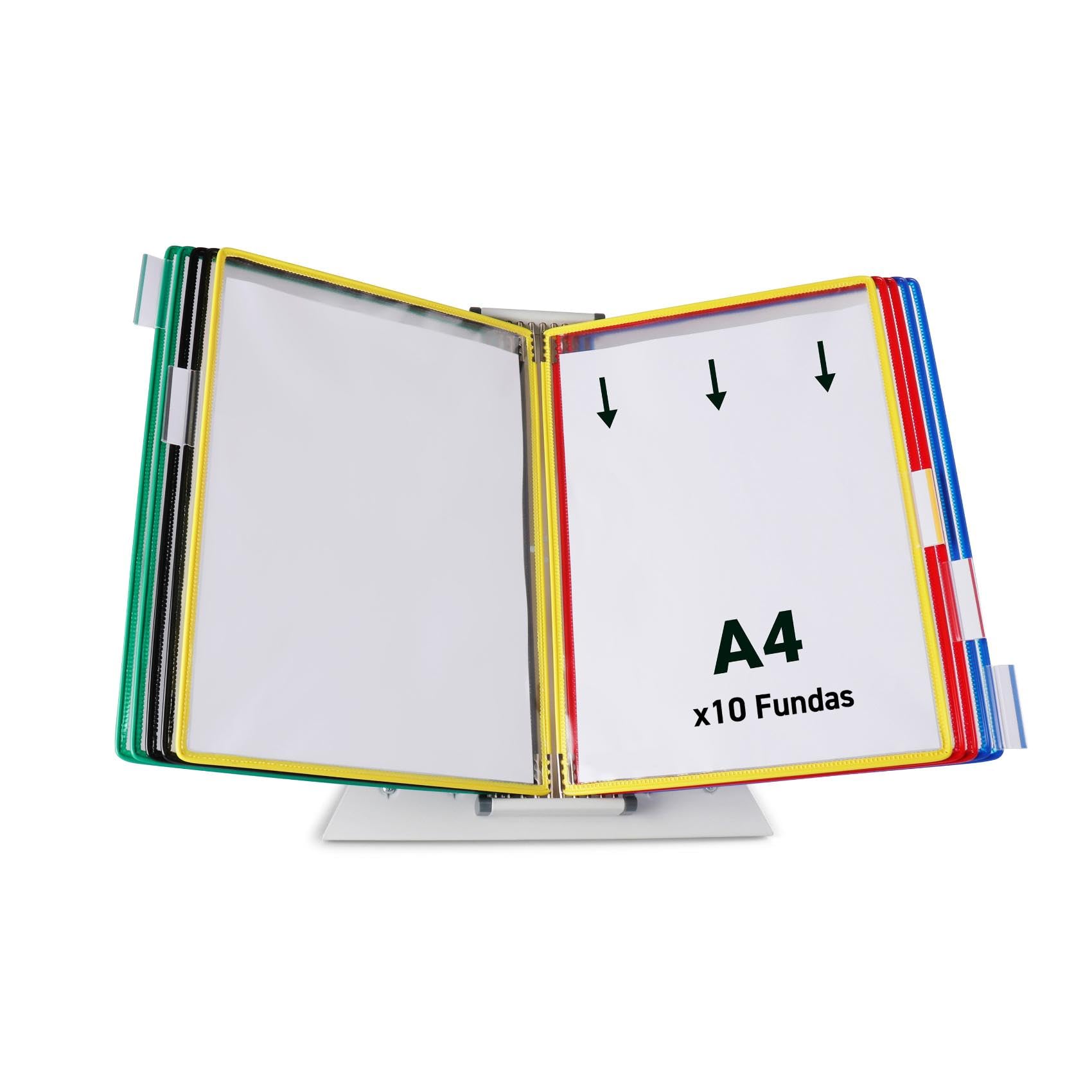 TARIFOLD 434109 - Clasificador de 10 fundas