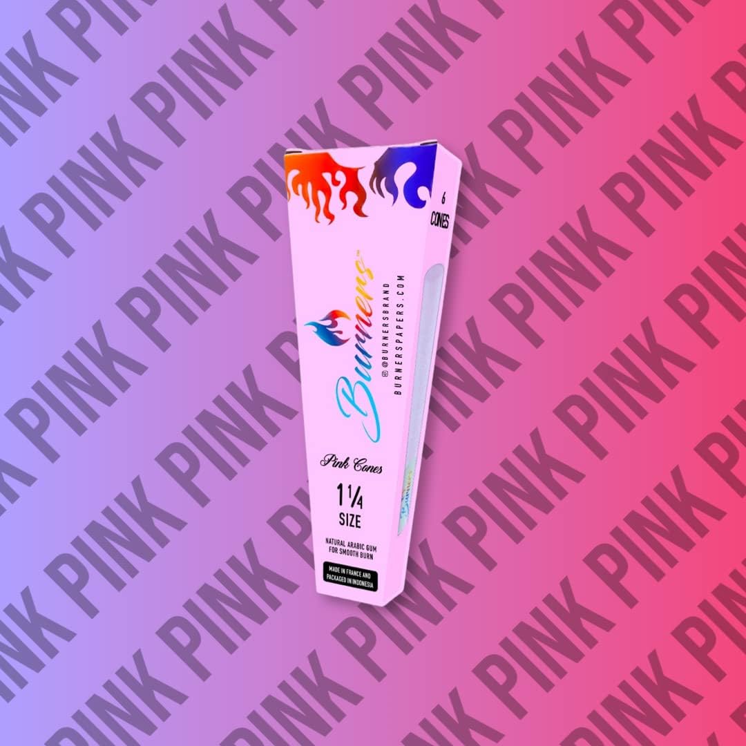 Burner’s pink cones 11/4 size 6 cones per pack Single