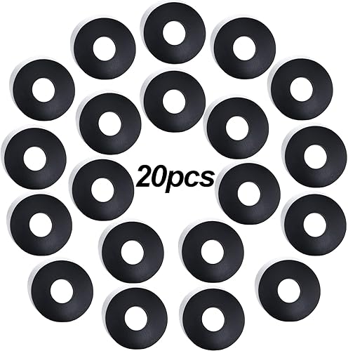 Miniatura 7 de iBroPrat Glad - Sellos de mano, 20 piezas de juntas de goma Gladhand, juntas negras, ojales elásticos para semirremolques, manguera de aire de