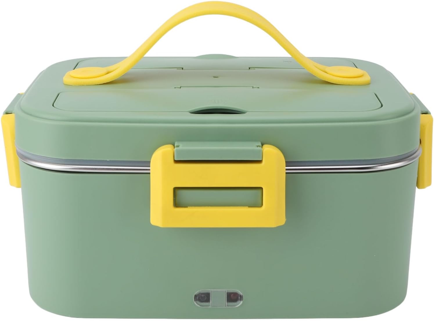 電気弁当箱、1.8L 360度加熱電気弁当箱大人用加熱弁当箱SUS304ライナー付き家庭、オフィス、旅行出張用 (米国プラグ 100